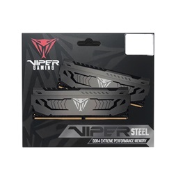 Patriot 16GB 3000MHz DDR4 Viper Steel (Kit! 2db 8GB) (PVS416G300C6K) memória