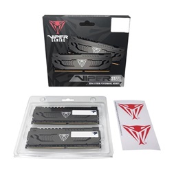 Patriot 16GB 3000MHz DDR4 Viper Steel (Kit! 2db 8GB) (PVS416G300C6K) memória