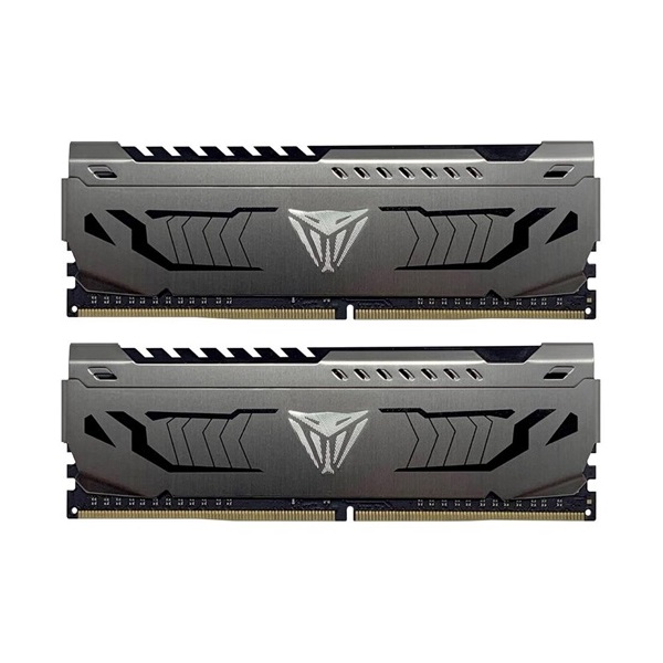 Patriot 16GB 3200MHz DDR4 Viper Steel (Kit! 2db 8GB) (PVS416G320C6K) memória