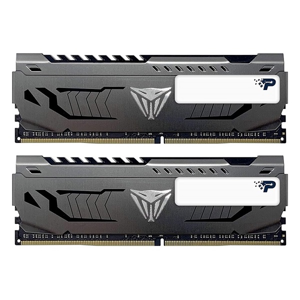 Patriot 16GB 3600MHz DDR4 Viper Steel (Kit! 2db 8GB) (PVS416G360C8K) memória
