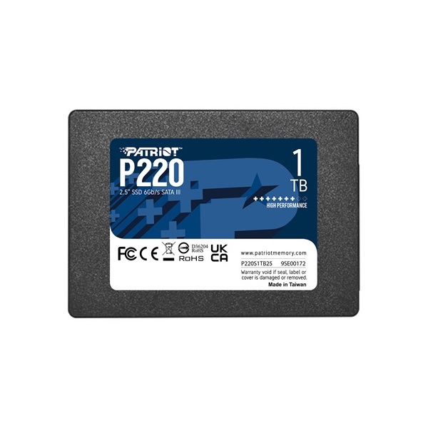 Patriot 1TB Sata3 2,5" P220 (P220S1TB25) SSD
