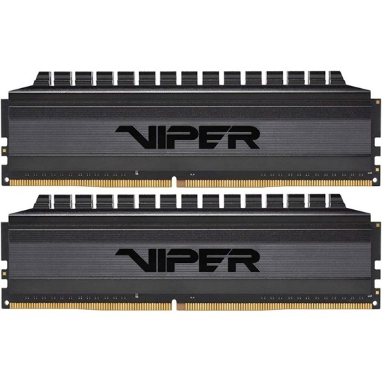 Patriot 32GB 3200MHz DDR4 Viper 4 Blackout (Kit! 2db 16GB) (PVB432G320C6K) memória