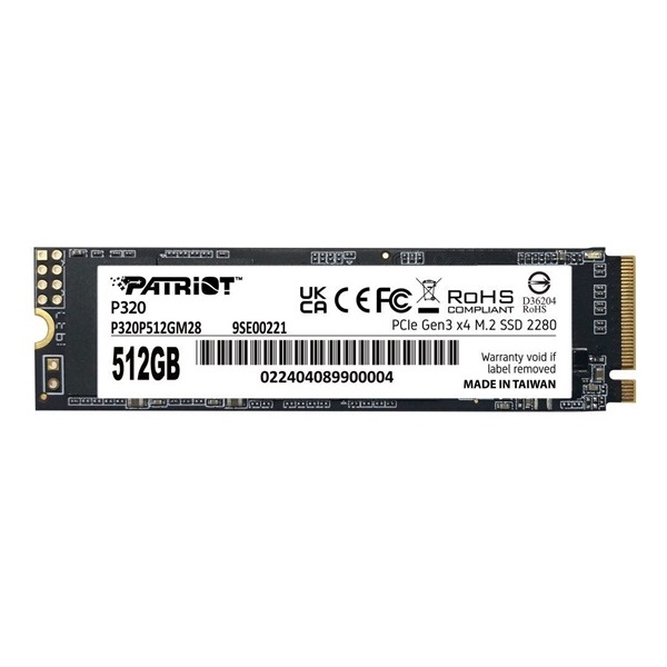 Patriot 512GB M.2 NVMe 2280 P320 (P320P512GM28) SSD