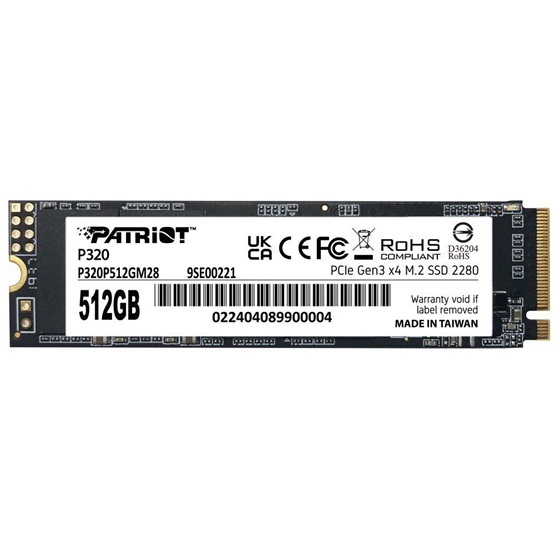 Patriot 512GB M.2 NVMe 2280 P320 (P320P512GM28) SSD
