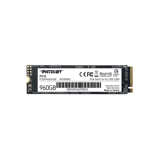 Patriot 960GB M.2 NVMe 2280 P310 (P310P960GM28) SSD
