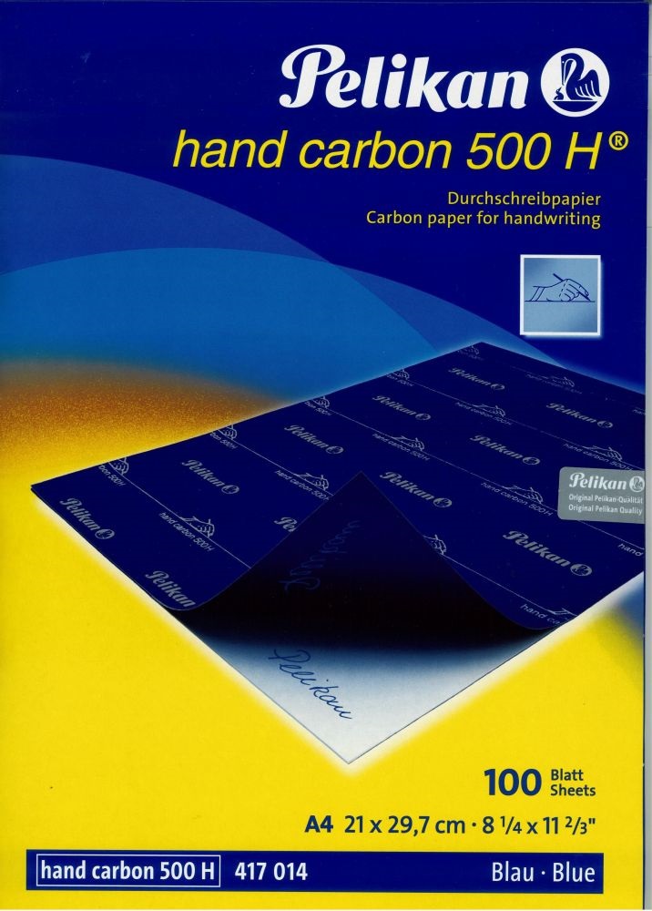 Pelikan kézi 500H 100db kék indigó