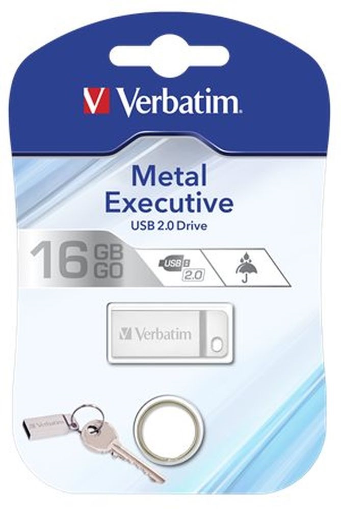 Verbatim 98748 Metal Executive 16GB USB 2.0 ezüst Flash Drive