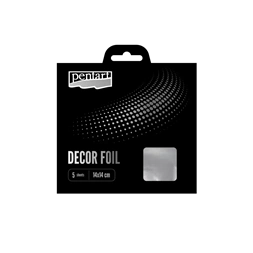 Pentart 14 x 14 cm 5 db/csomag ezüst dekorfólia