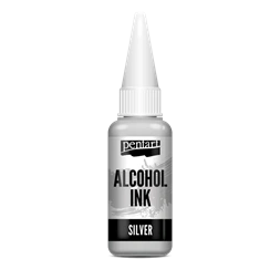 Pentart 20 ml ezüst metál alkoholos tinta