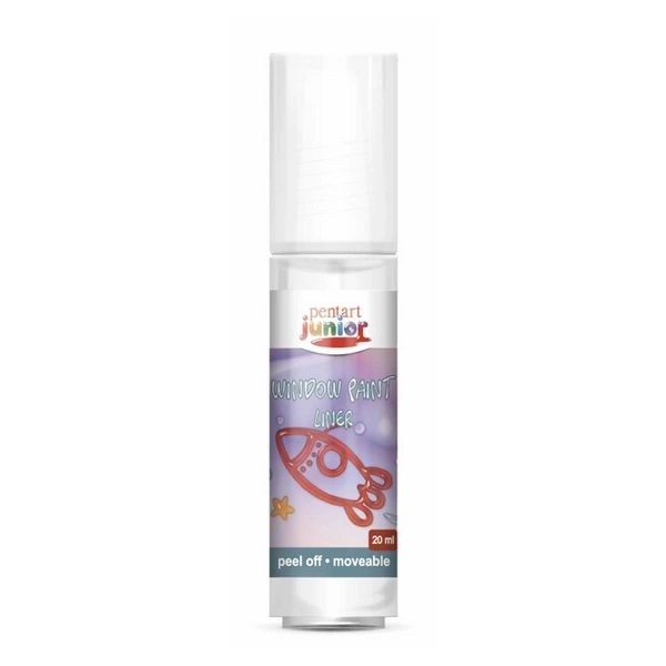 Pentart 20 ml fehér lehúzható üvegfesték