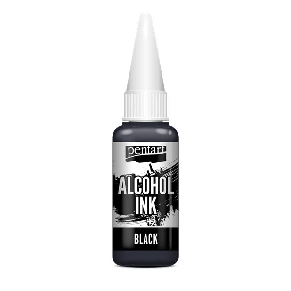 Pentart 20 ml fekete alkoholos tinta