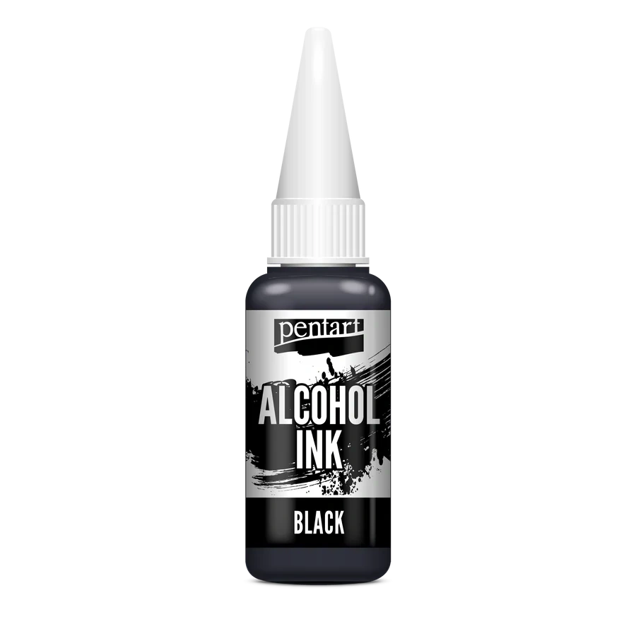 Pentart 20 ml fekete alkoholos tinta