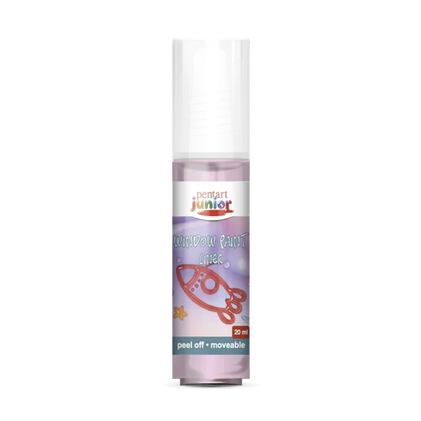 Pentart 20 ml rózsaszín lehúzható üvegfesték