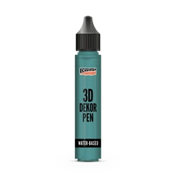 Pentart 30 ml átlátszó smaragdzöld 3D dekortoll