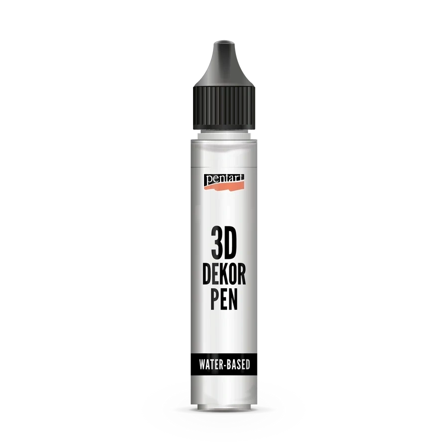 Pentart 30 ml fehér 3D dekortoll