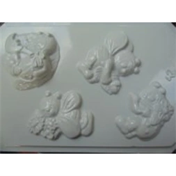 Pentart Katicák és méhecskék gipszkiöntő forma