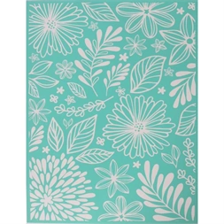 Pentart Levelek és virágok 21,5x27,5 cm szita stencil