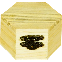 Pentart hatszög alakú 6x4 cm minidoboz