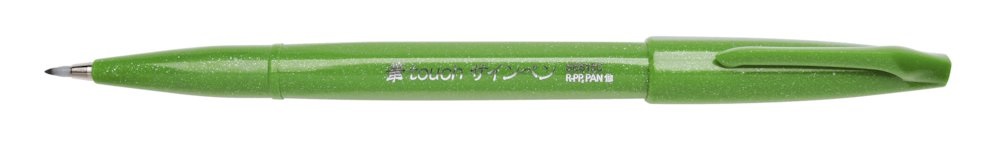 Pentel Touch SES15C-D zöld ecsetfilc