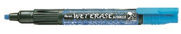 Pentel Wet Eraser vágott kék krétamarker