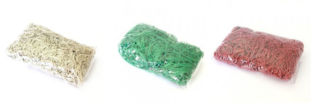 Penword 1kg 80x1,5x1,5 piros/zöld/fehér gumigyűrű