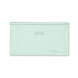 Period Border Menta 2026 fekvő körbevarott zsebnaptár