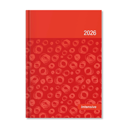 Period Intensive 2026 B6 heti beosztású narancs lakk határidőnapló