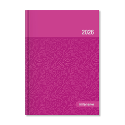 Period Intensive 2026 B6 heti beosztású pink lakk határidőnapló