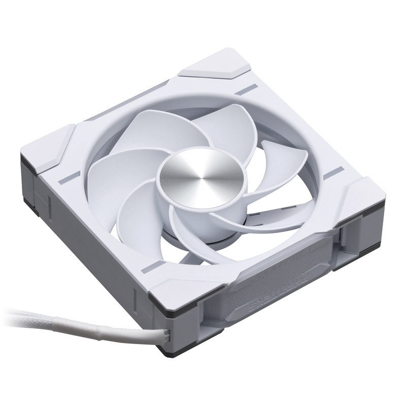 Phanteks D30 reverse Airflow 120mm PWM D-RGB L (fordított légáram) fehér ventilátor