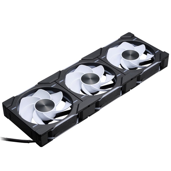 Phanteks D30 reverse Airflow 3db 120mm PWM D-RGB L (fordított légáram) fekete ventilátor