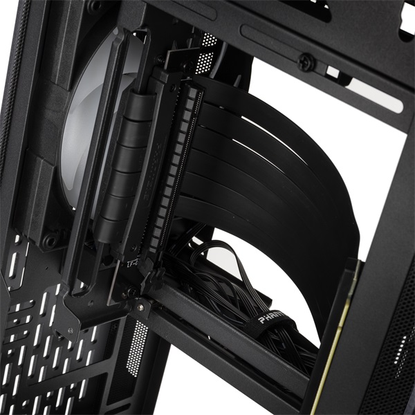 Phanteks Enthoo Evolv Shift 2 ARGB ITX edzett üveg fekete ház