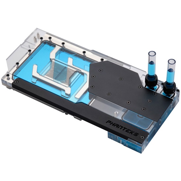 Phanteks Glacier G4080 RTX Strix/TUF DRGB fekete VGA vízhűtő blokk