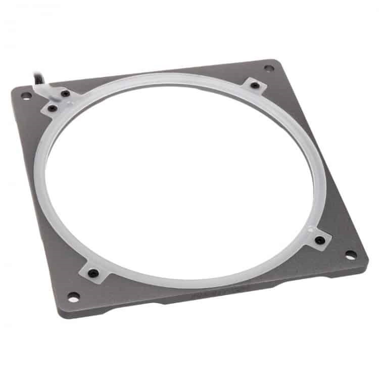 Phanteks Halos Lux 140mm RGB szürke alumínium ventilátor rács