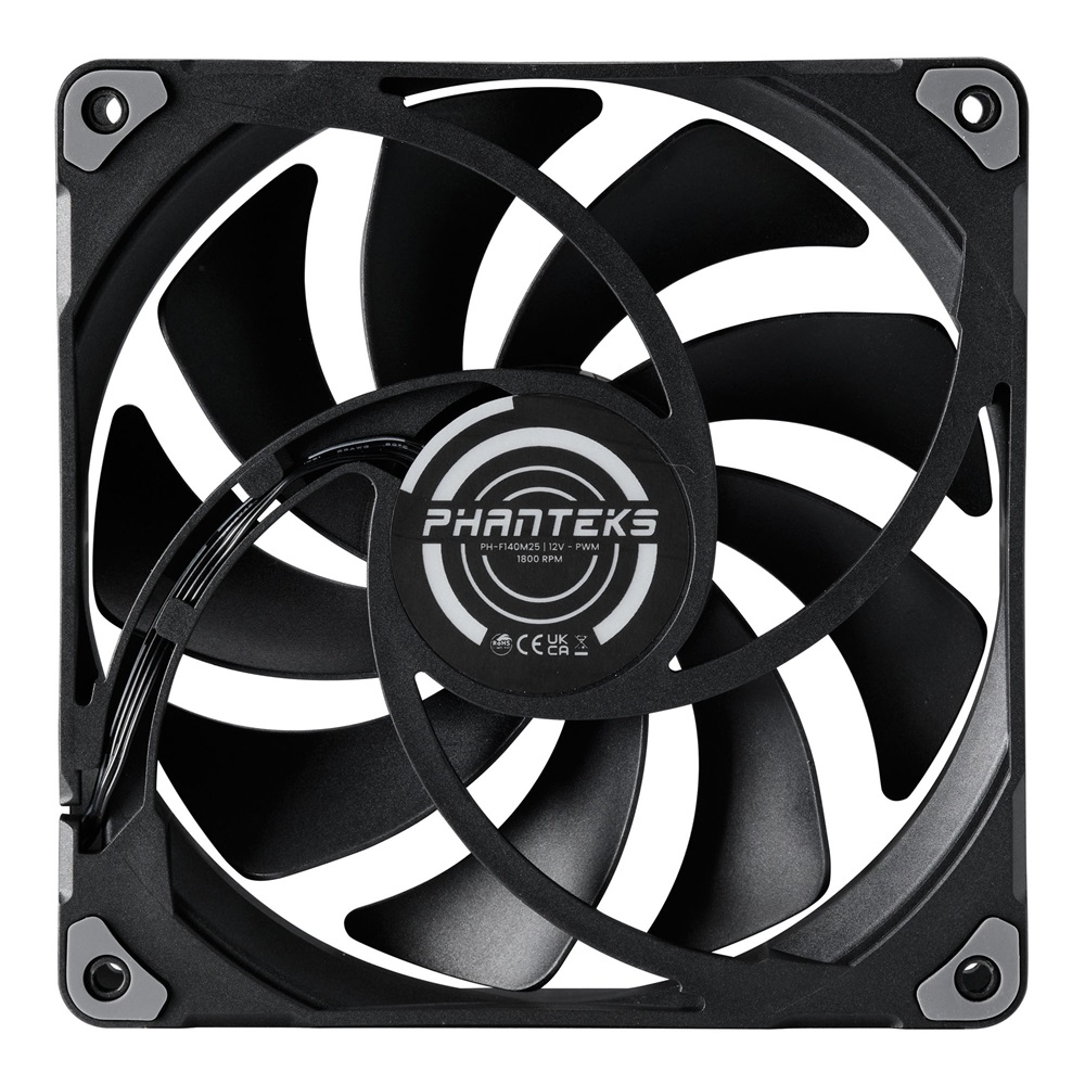 Phanteks M25 140mm PWM fekete ventilátor