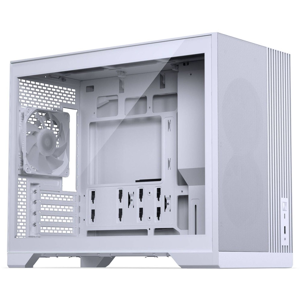 Phanteks XT M3 MATX 3xDRGB venti edzett üveg fehér ház