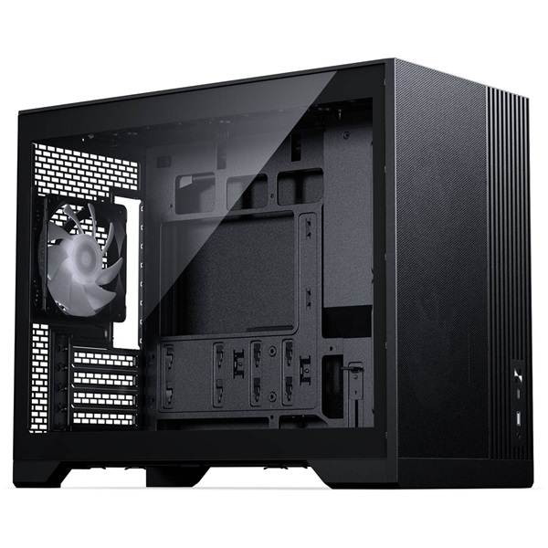 Phanteks XT M3 MATX 3xDRGB venti edzett üveg fekete ház