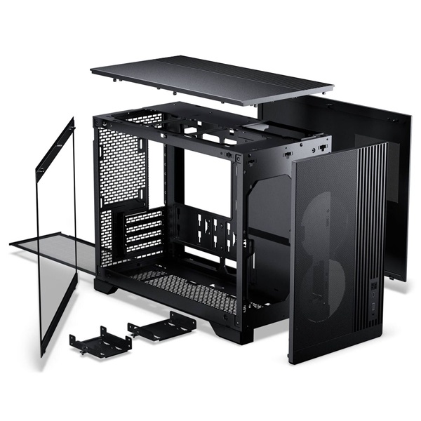 Phanteks XT M3 MATX 3xDRGB venti edzett üveg fekete ház