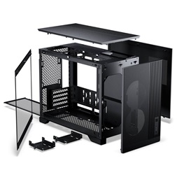 Phanteks XT M3 MATX edzett üveg fekete ház