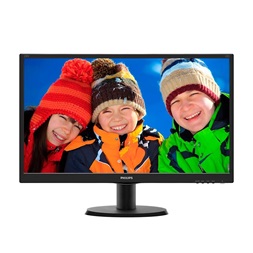 Philips 23,8" 240V5Q FHD IPS HDMI/VGA/DVI/hangszóró fekete monitor (Használt A)