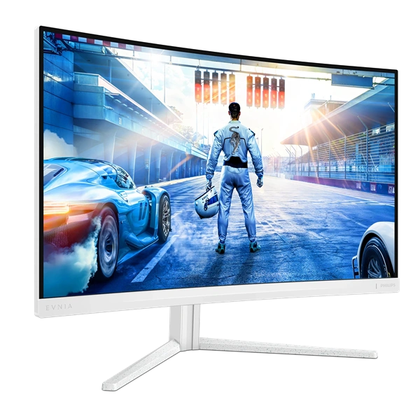 Philips 27" 27M2C5501/00 QHD Fast VA 180Hz HDMI/DP fehér ívelt gamer monitor