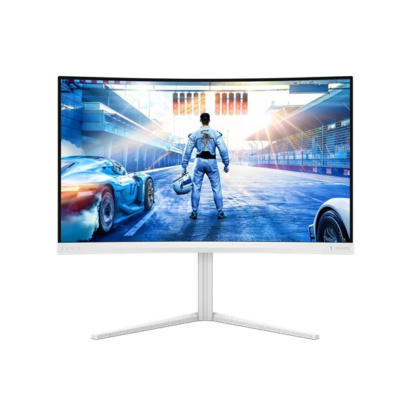Philips 27" 27M2C5501/00 QHD Fast VA 180Hz HDMI/DP fehér ívelt gamer monitor