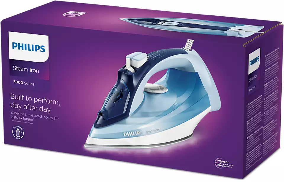 Philips DST5030/20 5000 Series kék gőzölős vasaló
