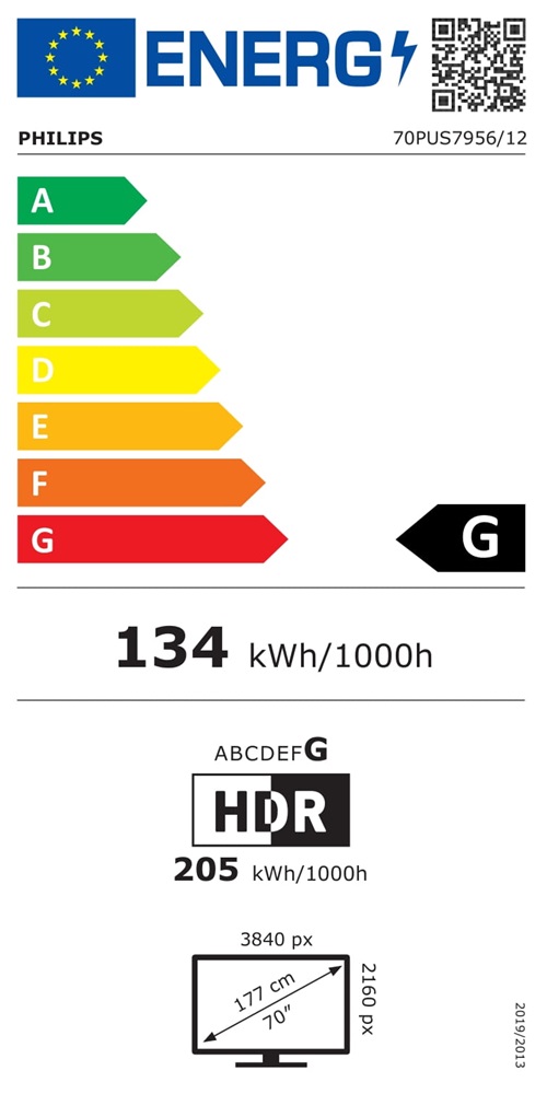 Philips 70" 70PUS7956/12 4K UHD Android Smart Ambilight LED TV