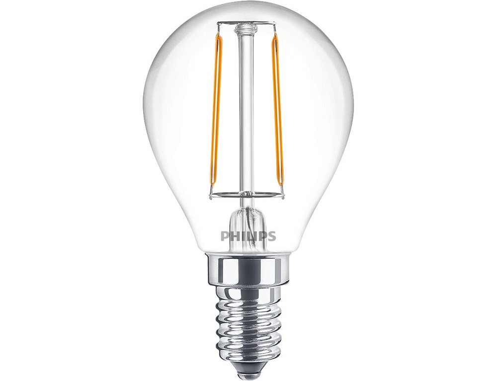 Philips 929001238695 E14 25W átlátszó meleg-fehér kisgömb alakú LED fényforrás