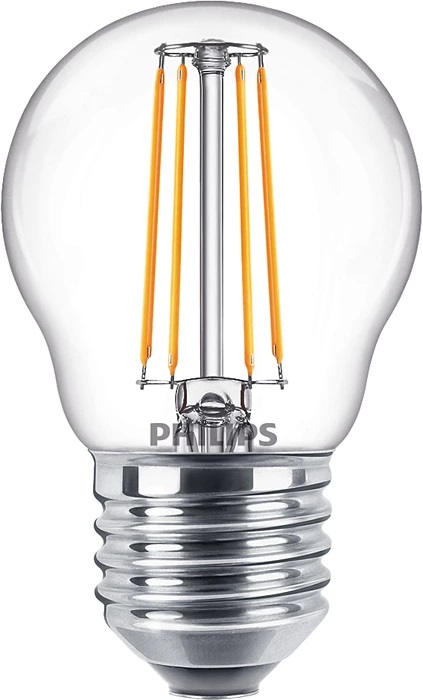 Philips 929001890555 E27 40W átlátszó meleg-fehér kisgömb alakú LED fényforrás