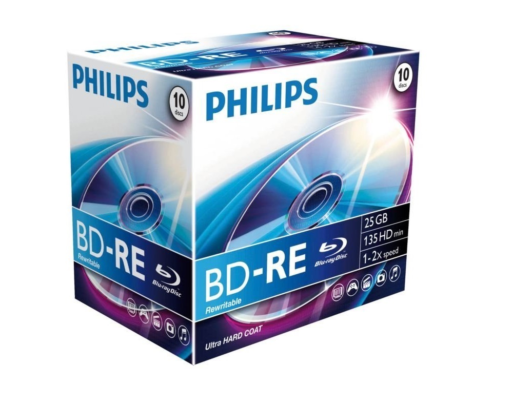 Philips BD-RE25 25Gb 2x újraírható Blu-Ray lemez