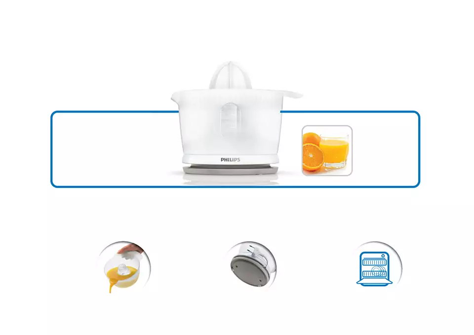 Philips Daily Collection HR2738/00 25W citrusprés