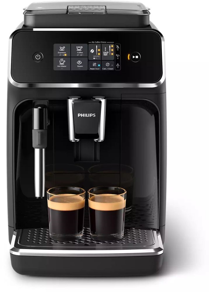 Philips EP2224/40 2200 manuális tejhabosítóval fekete automata kávéfőző