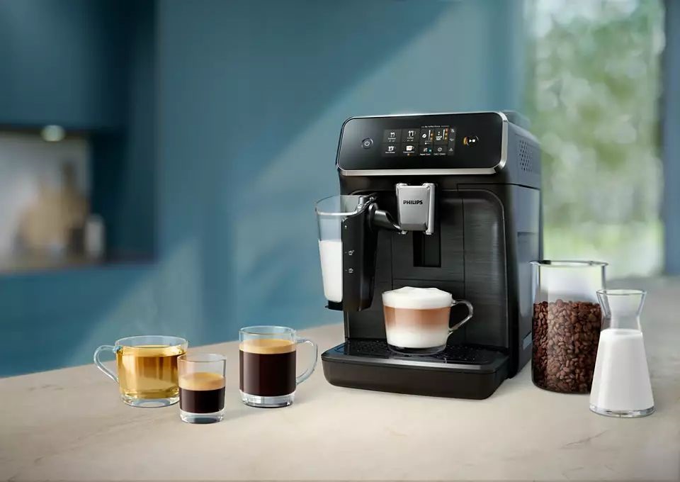 Philips EP2334/10 2300 LatteGo tejhabosítóval fekete automata kávéfőző
