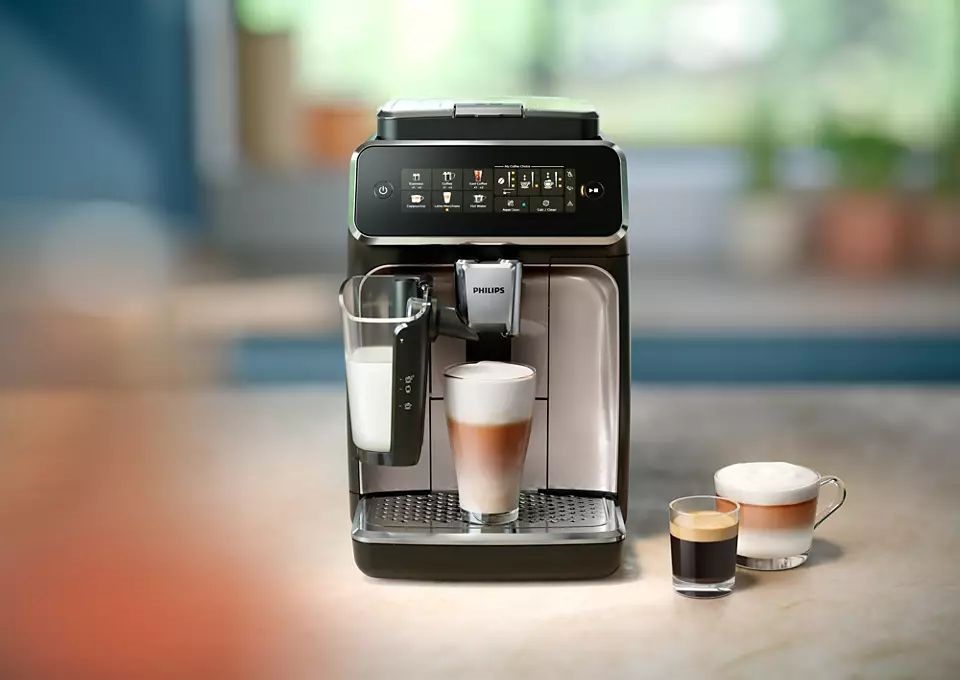 Philips EP3349/70 3300 LatteGo tejhabosítóval fekete automata kávéfőző